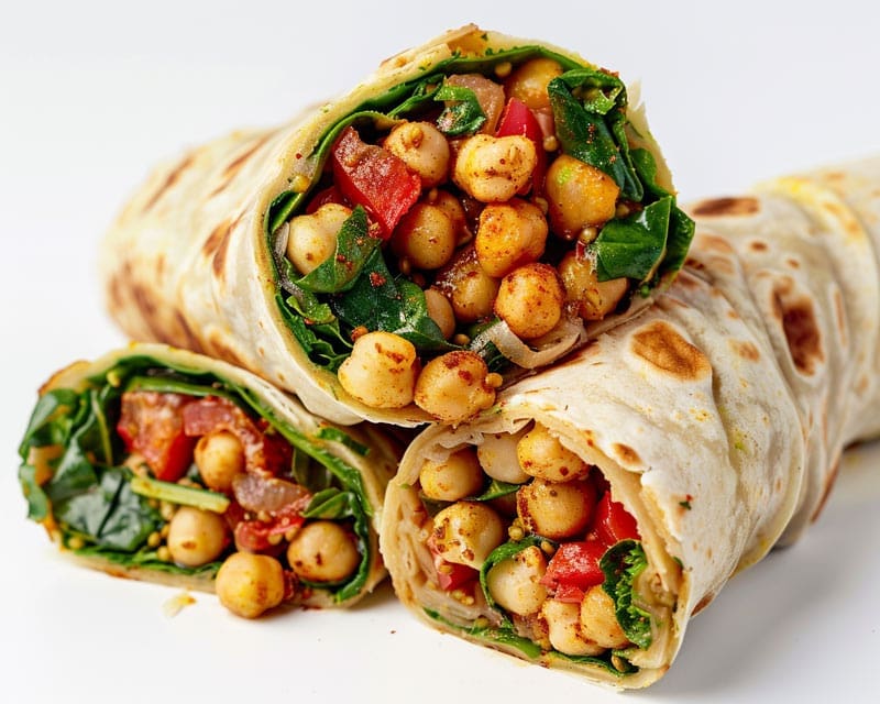 Chickpea Salad Wrap